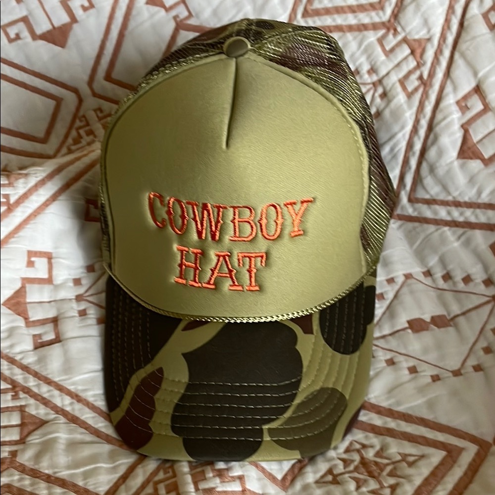 Camouflage Trucker “Cowboy Hat”